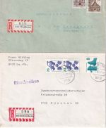 Bayern/DR/All.Bes./BRD - Weilheim (Oby) 23 Belege ex 1876/1992