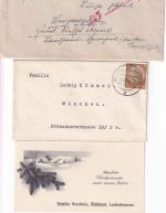 Bayern/DR/All.Bes./BRD - Weilheim (Oby) 23 Belege ex 1876/1992