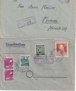 Bayern/DR/All.Bes./BRD - Weilheim (Oby) 23 Belege ex 1876/1992