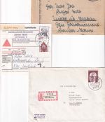 DR/BRD - Raisting 3 Belege 1943/1992 (Bahnpost, NN-Paketkarte, Einschreiben)