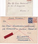 Bayern/All.Bes. - Huglfing Brief 10 Pfg. Luitpold 1913, Eilbrief 1947