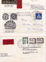 DR/All.Bes./BRD - Murnau 10 Belege ex 1941/1980