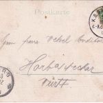 Bayern - Kochel Bahnrestauration + Ortsansicht farb. Mehrbild-AK 1901