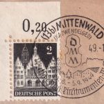 Bizone - Mittenwald 1949 SST DMM Dt. Musikinstrumenten-Messe Drucksache