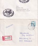 Bayern/DR/All.Bes./BRD - Holzkirchen (Oby) 15 Belege ex 1886/1987