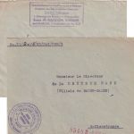 FZ - Baden-Baden 1947 Dienst-Botenbrief CCFA (Militärgouverneur Württemberg)