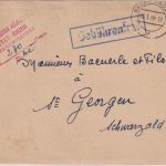 FZ - Baden-Baden 1949 Dienstbrief 1re Division Arienne n. St. Georgen