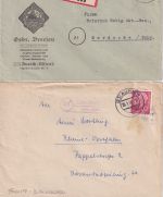 Hannover/DR/All.Bes./BRD - Aurich 11 Belege ex 1837/1981