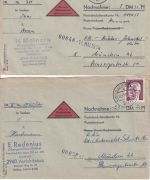 Hannover/DR/All.Bes./BRD - Aurich 11 Belege ex 1837/1981