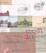BRD - Leer (Ostfriesland) 14 Belege 1881/1990 darunter Postsache (Inhalt !)
