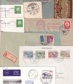 DR/Bizone/BRD - Oldenburg 12 Belege/1 Geldschein 1920/1976
