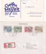 DR/Bizone/BRD - Oldenburg 12 Belege/1 Geldschein 1920/1976