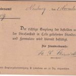 DR - Stickhausen-Velde (Ostfriesland) 1.11.27 Drucksache n. Aurich