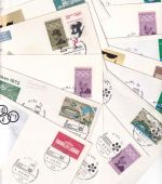 BRD - Kiel Sommerolympiade 1972 14 Belege/versch. Sonderstempel