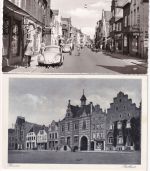 BRD - Husum 3 sw-Ansichtskarten + Drucksache/SST 350 Jahrfeier