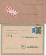 All.Bes./BRD - Heide (Holstein) 5 Belege ex 1948/1992