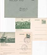 DR/BRD - Büsum Nordseebad 2x Bildganzsache 1965/66 1x Brief/Handwerbestpl. 1936