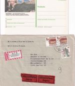 DR/All.Bes./BRD - Itzehoe 10 Belege ex 1924/1988