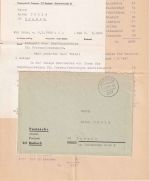 BRD - Basbeck 1968 Postsache (Empfängerzahlen f. Wurfsendungen+Begleitschreiben)