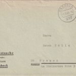 BRD - Basbeck 1968 Postsache (Empfängerzahlen f. Wurfsendungen+Begleitschreiben)