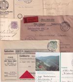 DR/AM-Post/BRD - Winsen (Luhe) 6 Belege ex 1887/1978