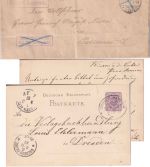 DR/AM-Post/BRD - Winsen (Luhe) 6 Belege ex 1887/1978