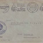 BRD - Hamburg 1954 "Jeder Bürger halte Wache..." polit. Masch.werbestempel