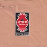 DR - Berlin 1928 Firmenbrief (Vignette Gevaert Werke GmbH) n. Lübeck