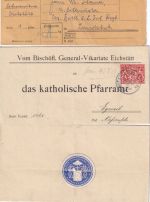 Bayern/DR/All.Bes./BRD - Eichstätt 15 Belege ex 1918/1988
