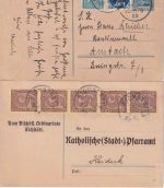 Bayern/DR/All.Bes./BRD - Eichstätt 15 Belege ex 1918/1988
