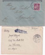 Bayern/DR/All.Bes./BRD - Eichstätt 15 Belege ex 1918/1988