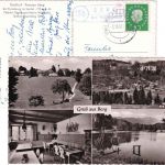 BRD - (13b) Berg ü. Wolfratshausen Landpost-Ra2 Ansichtskarte n. Solingen