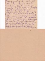 DR/BRD - Ambach Ganzsache 1933 + Blankoabschlag Siegel Postagentur ca. 1960