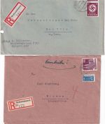 Bayern/DR/Bizone/BRD - Wolfratshausen 10 Belege 1899/1981