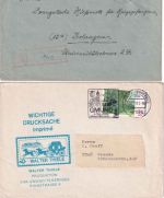Bayern/DR/All.Bes./BRD - Gmund (Tegernsee) 5 Belege 1888/1972