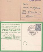 Bayern/DR/All.Bes./BRD - Tegernsee 37 Belege/Ansichtskarten u.a. ex 1869/1982