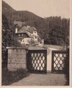 Bayern - Tegernsee Villa/Hausansicht sw-Foto-AK gelaufen 1953