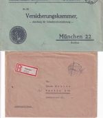 Th&T/DR/All.Bes./BRD - Coburg 30 Belege ex 1847/1991