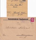 Bayern/DR/All.Bes./BRD - Lichtenfels 16 Belege ex 1911/1991
