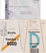 Bayern/DR/All.Bes./BRD - Lichtenfels 16 Belege ex 1911/1991
