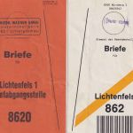 Bayern/DR/All.Bes./BRD - Lichtenfels 16 Belege ex 1911/1991