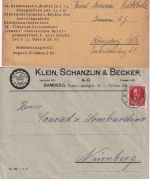 Bayern/DR/All.Bes./BRD - Bamberg 29 Belege ex 1847/1990