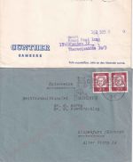 Bayern/DR/All.Bes./BRD - Bamberg 29 Belege ex 1847/1990