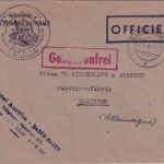 FZ - Baden-Baden 1946 franz. Dienstbrief (Hotel Aurelia) n. Solingen