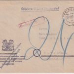 FZ - Tübingen 1947 unfrank. Dienstbrief (Innenministerium)) n. Ulm - Nachporto