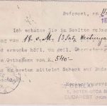 Ungarn - 2,50 K. Parlament u.a. Einschreibekarte Budapest - Heidelberg-R. 1921