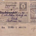 Ungarn - 2 f. Ganzsache/Postanweisung + Zusatz Budapest - Merk 1921