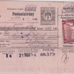 Ungarn - 2 f. Ganzsache/Postanweisung + Zusatz Budapest - Debreczen 1921