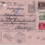 Ungarn/Slowakei - 2 f. Ganzsache/Postanweisung + Zusatz Alsószerdahely 19.11.18