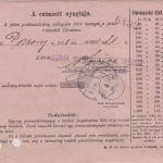 Ungarn/Slowakei - 2 f. Ganzsache/Postanweisung + Zusatz Alsószerdahely 19.11.18
